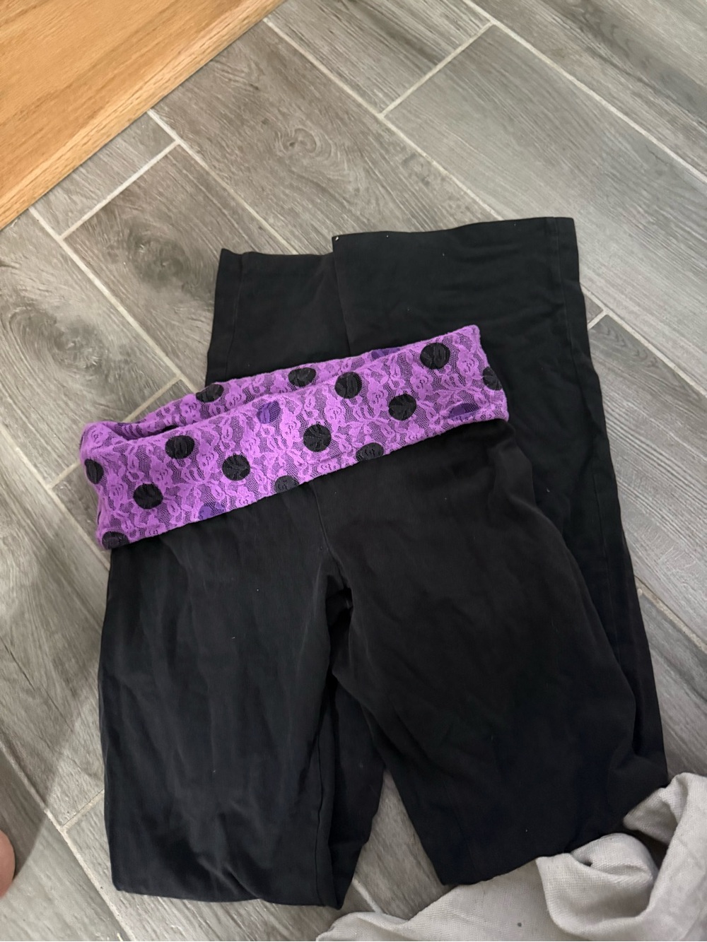 Y2K VS PINK fold over yoga pants